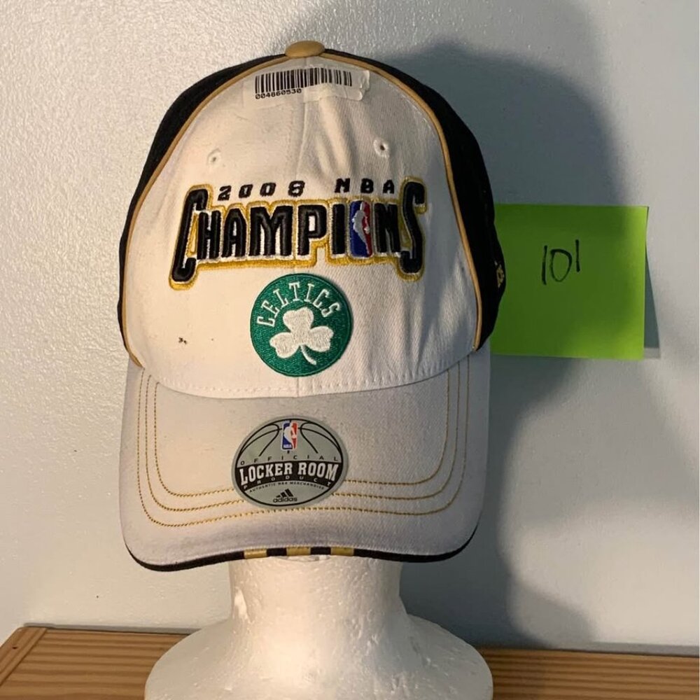 2008 NBA Champions Boston Celtics Adidas Adjustable Strap Cap Hat
